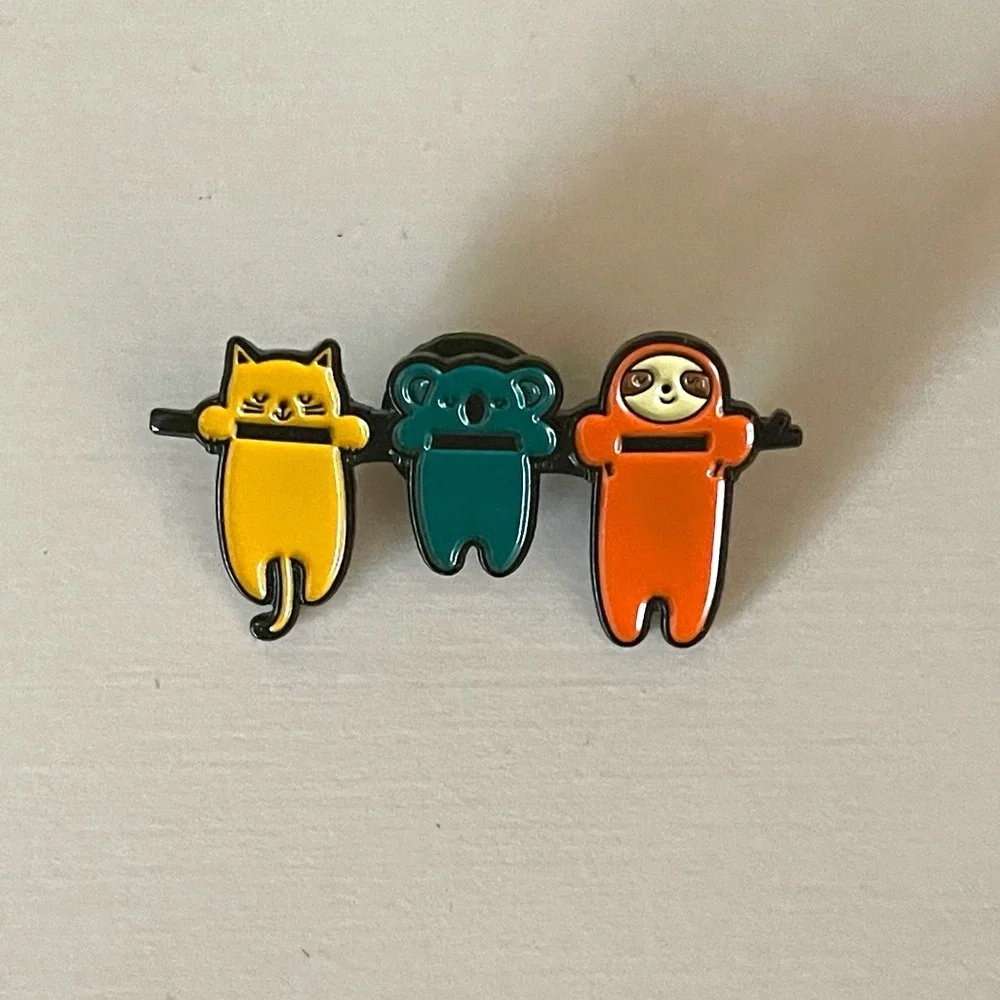 4/$24 Sloth & Friends Enamel Pin